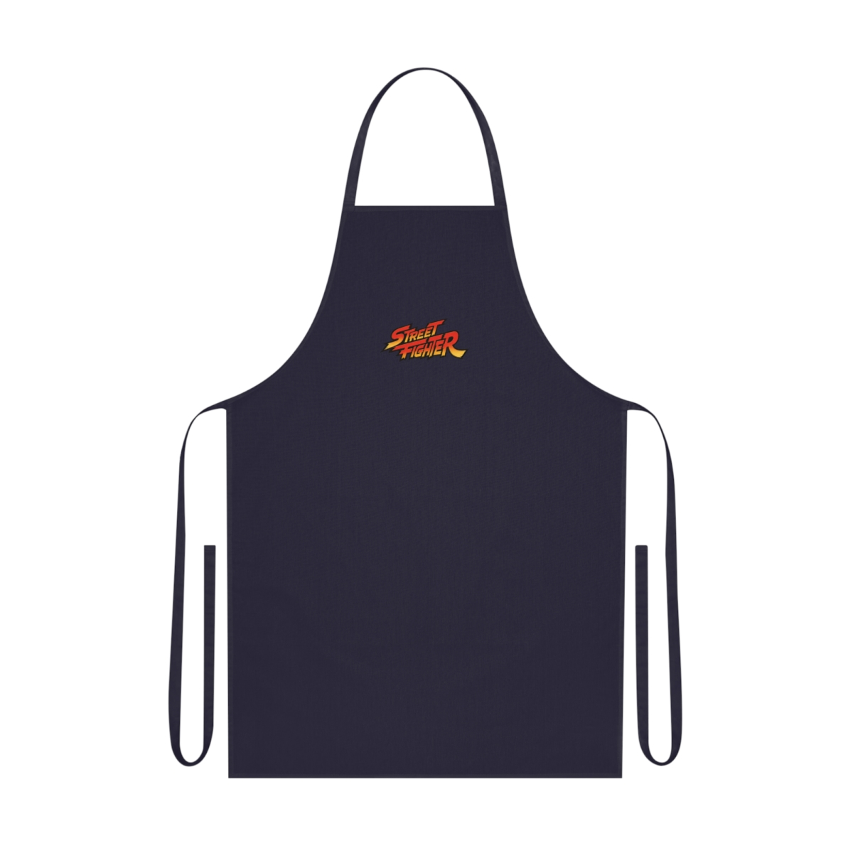 Street Fighter Logo Retro Gaming Apron - alternate angle 1, merchandise