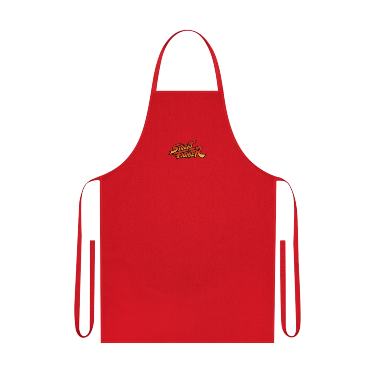 Street Fighter Logo Retro Gaming Apron - alternate angle 2, merchandise