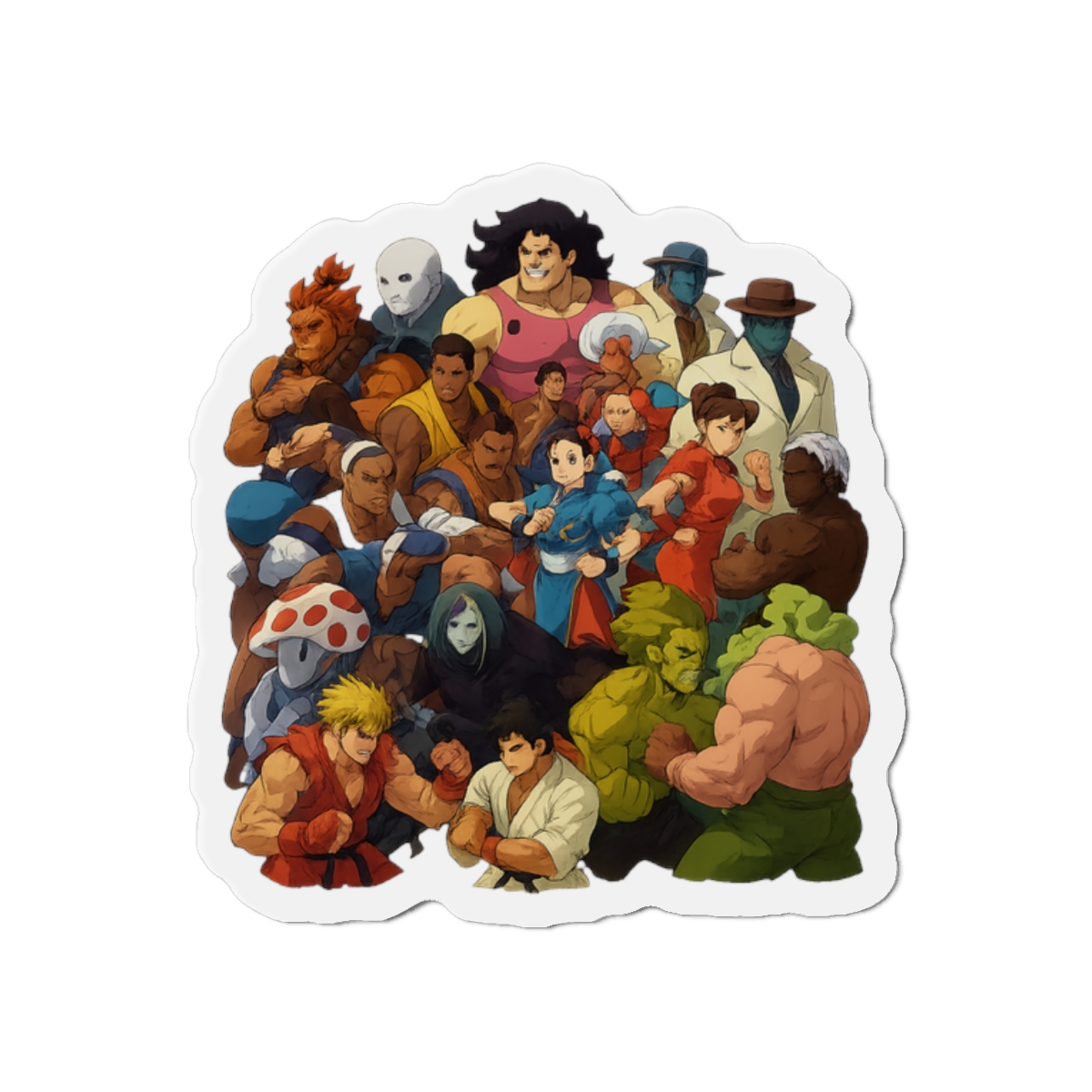 Street Fighter 3rd Strike Iconic Roster Magnet