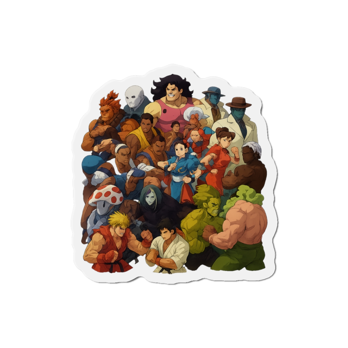 Street Fighter 3rd Strike Iconic Roster Magnet - alternate angle 4, merchandise
