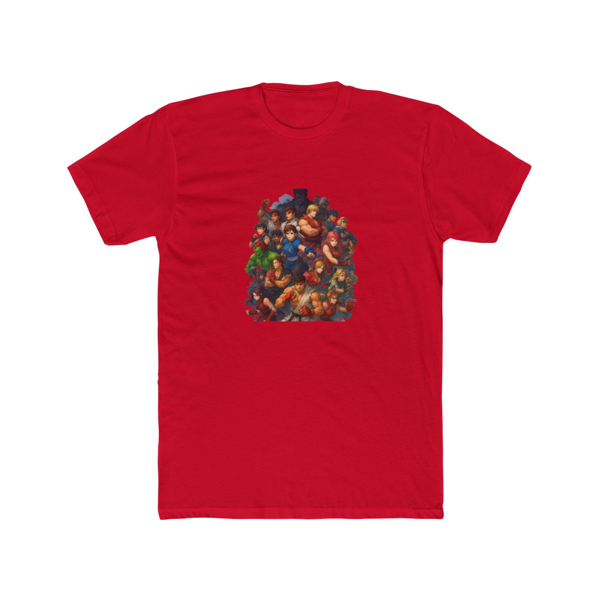 Street Fighter III 3rd Strike Cast T Shirt - alternate angle 5, merchandise