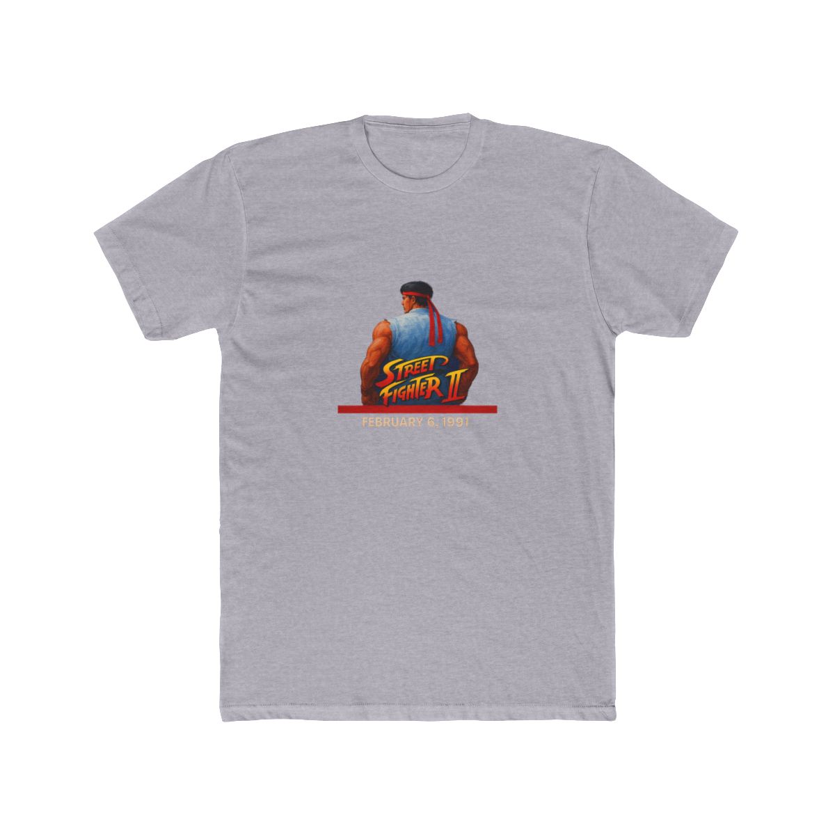 Street Fighter II Retro Arcade Gaming T Shirt - alternate angle 4, merchandise