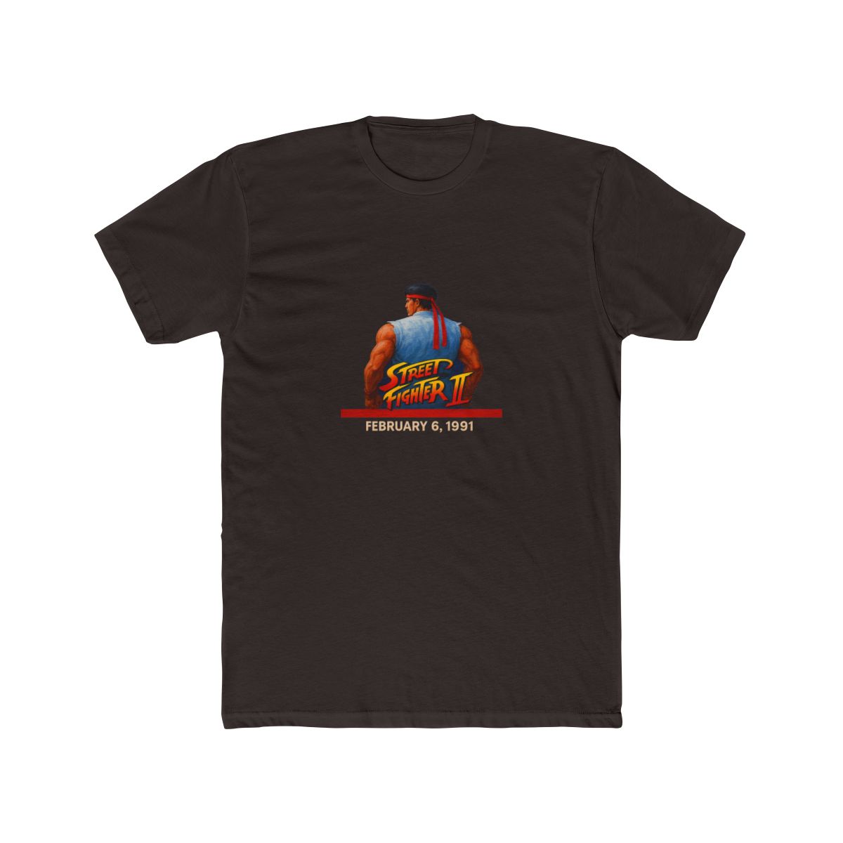 Street Fighter II Retro Arcade Gaming T Shirt - alternate angle 2, merchandise