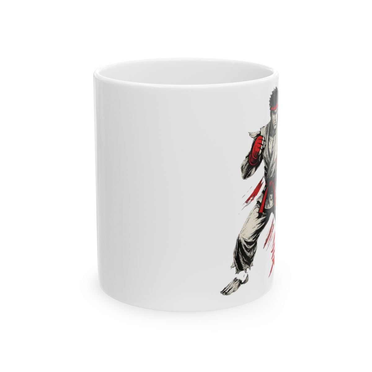 Ryu & Ken Street Fighter Dynamic Fighters Mug - alternate angle 1, merchandise