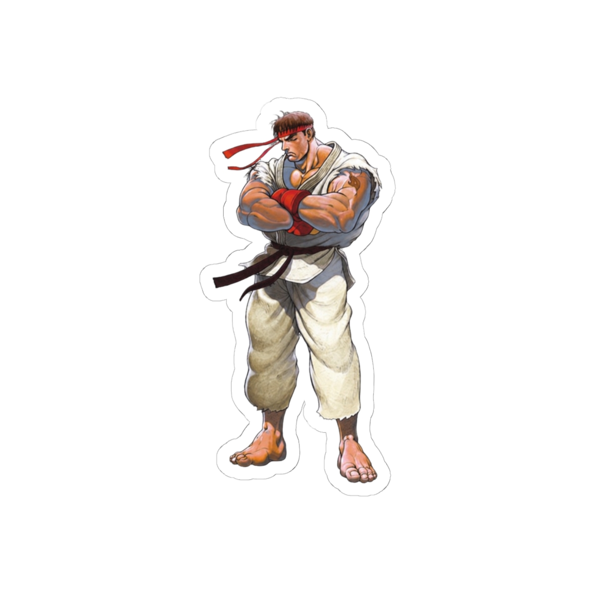 Street Fighter Ryu Iconic Fighter Sticker | Bold Gaming Vinyl Decal