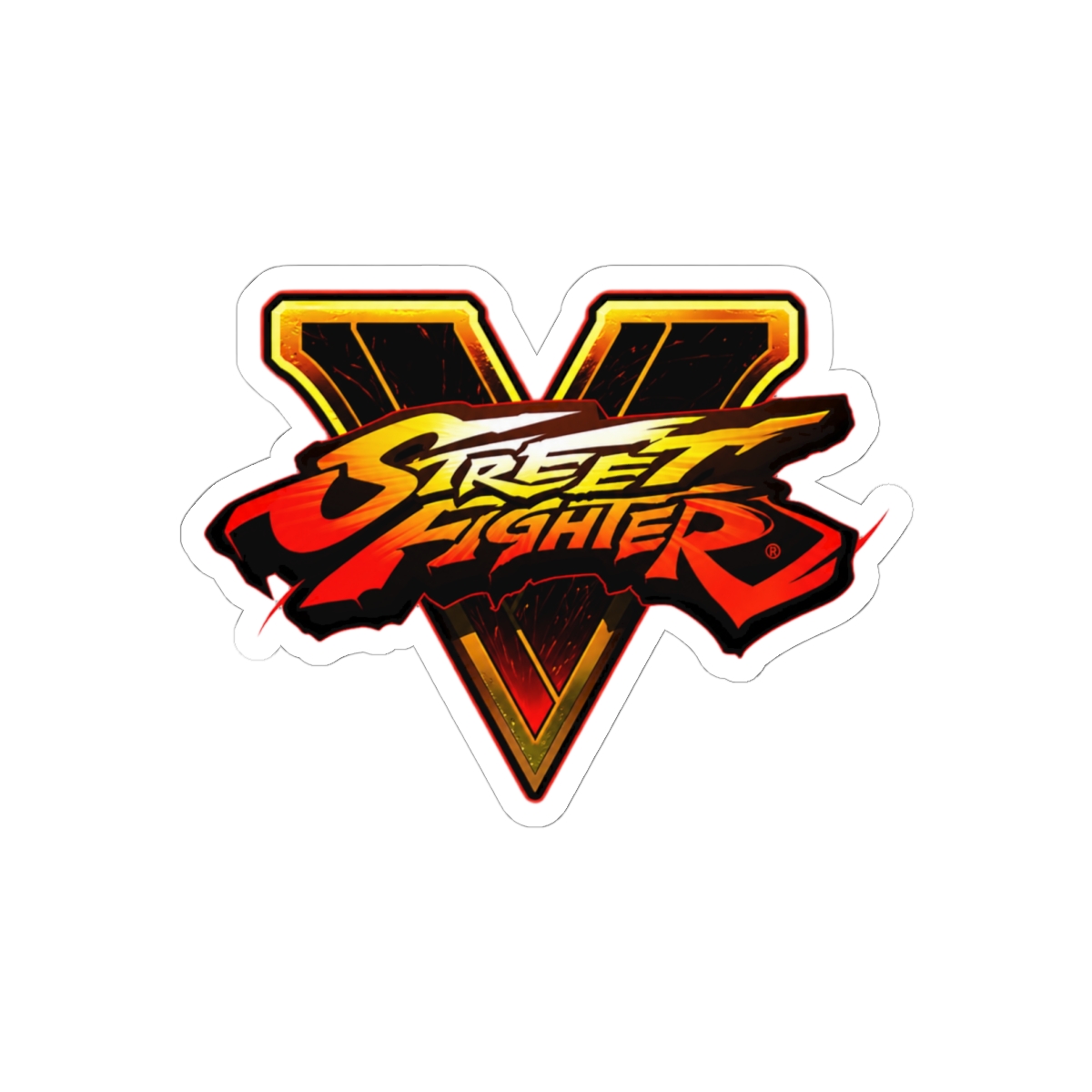 Street Fighter V Hadoken Sticker | Bold Gaming Vinyl Decal