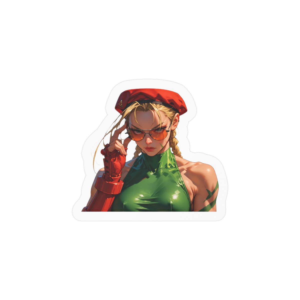 Cammy Street Fighter Sticker | Bold Gaming Vinyl Decal