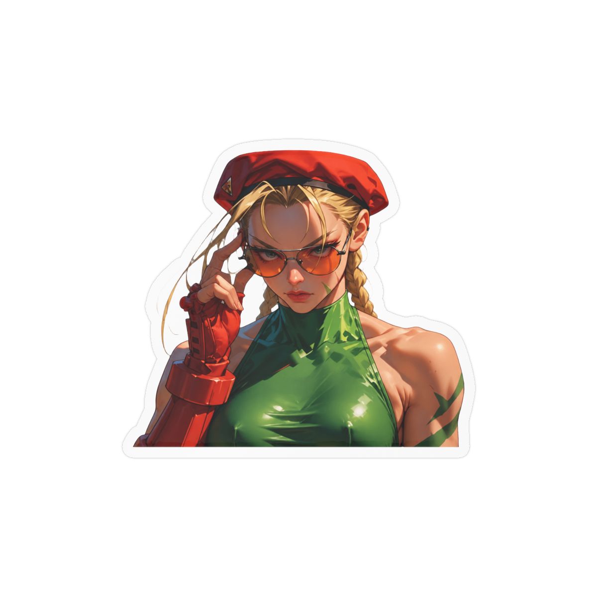 Cammy Street Fighter Sticker | Bold Gaming Vinyl Decal