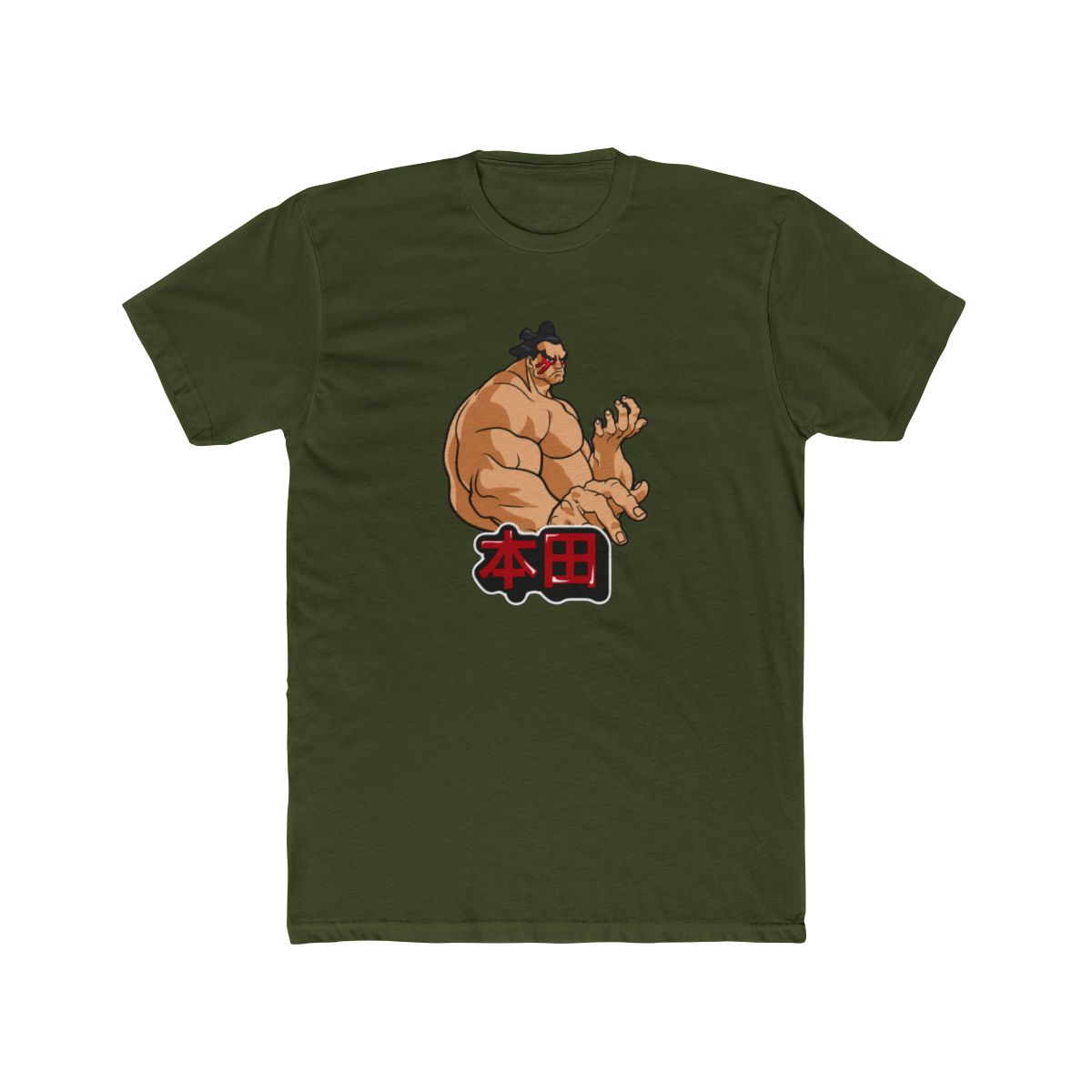 Powerful E. Honda Street Fighter T Shirt - alternate angle 2, merchandise