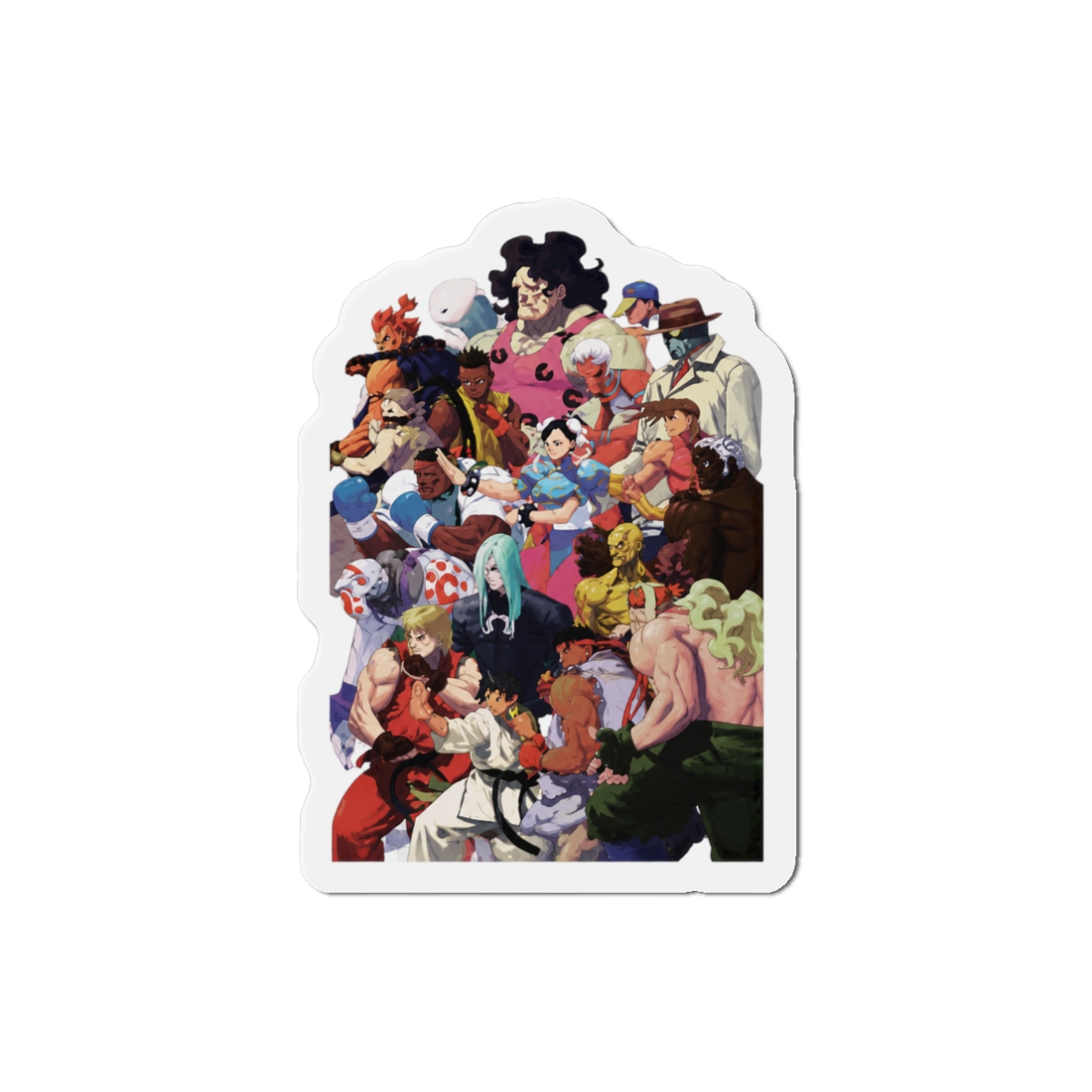 Street Fighter 3 Third Strike Cast Magnet - alternate angle 1, merchandise