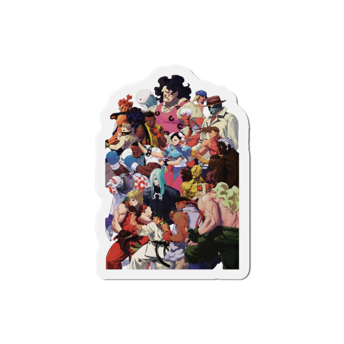 Street Fighter 3 Third Strike Cast Magnet - alternate angle 2, merchandise