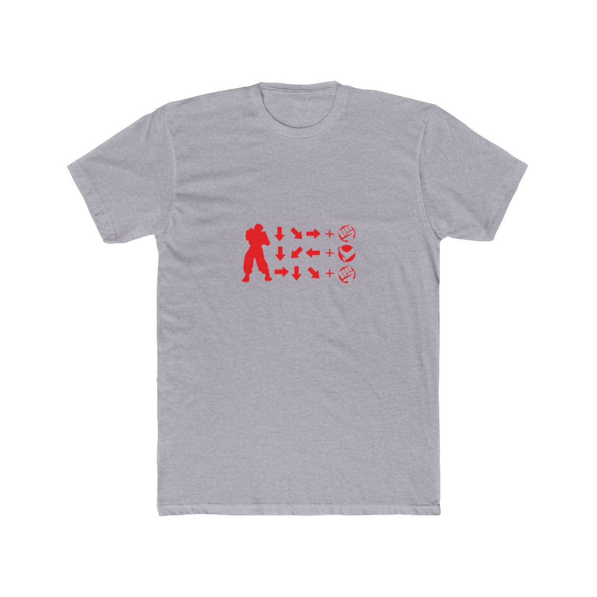 Street Fighter Moves - Ken Masters T Shirt - alternate angle 5, merchandise