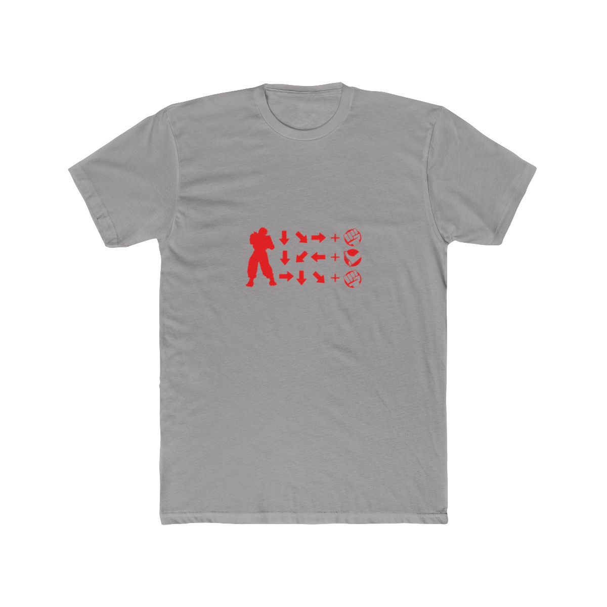 Street Fighter Moves - Ken Masters T Shirt - alternate angle 2, merchandise