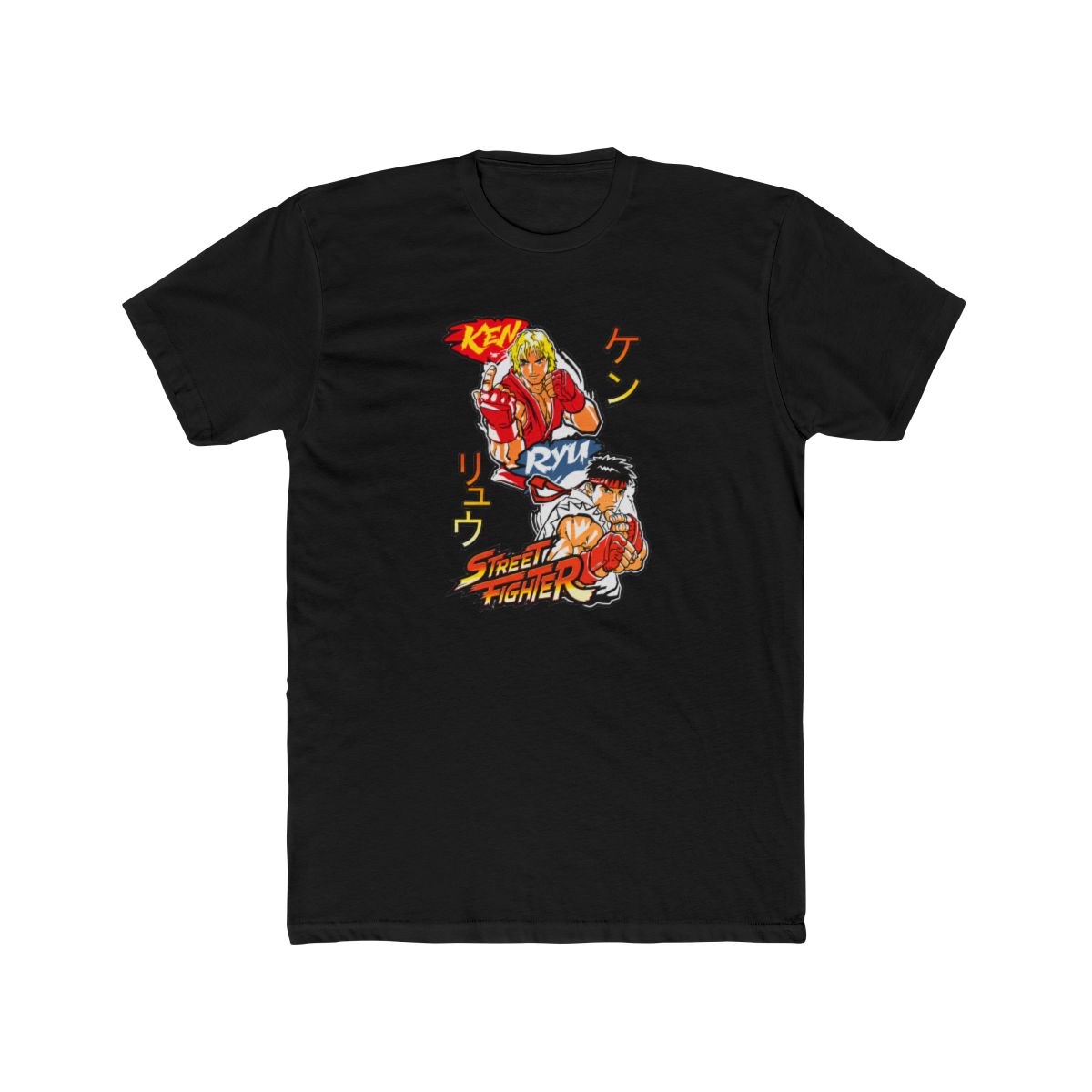 street fighter - Ryu & Ken T Shirt - alternate angle 4, merchandise