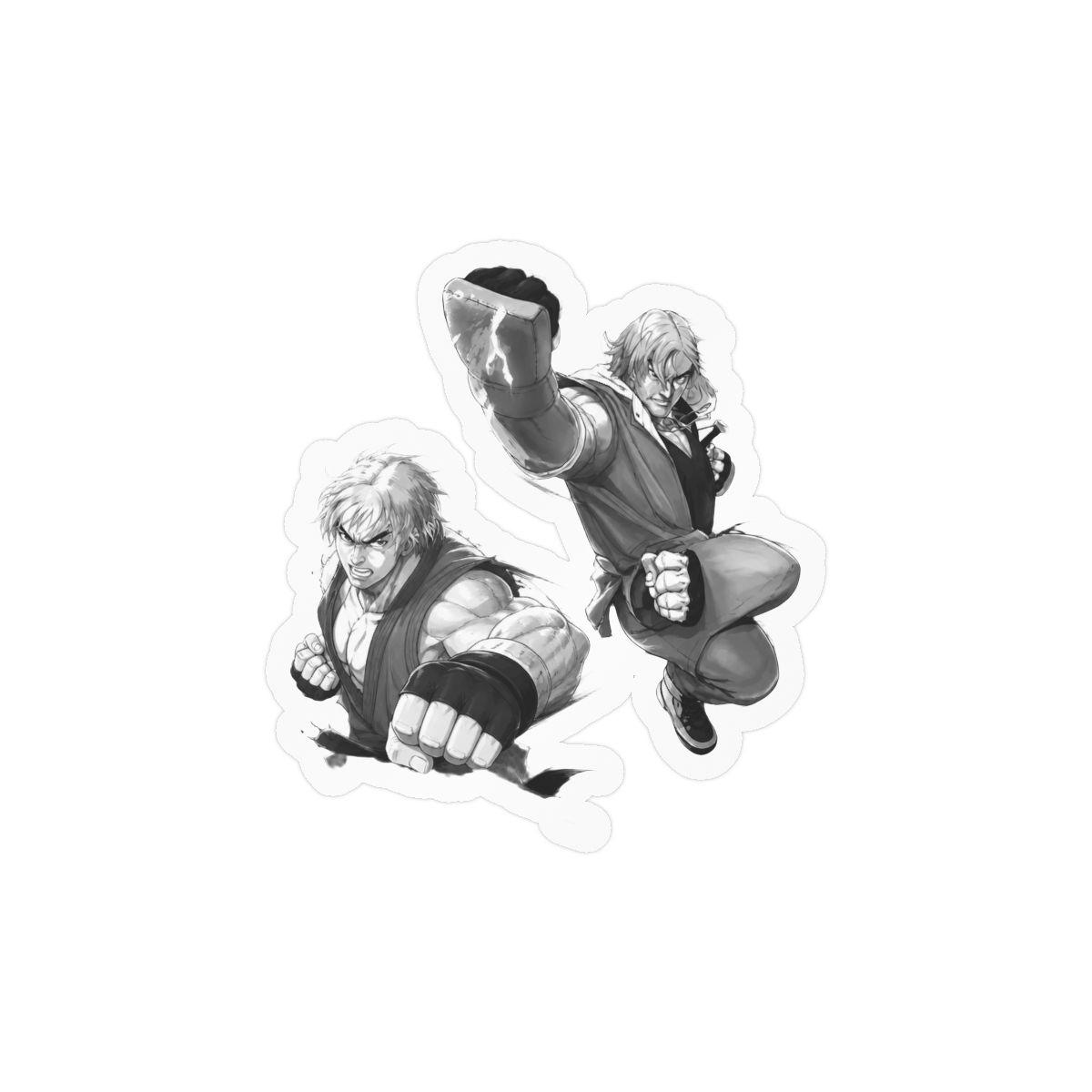 Ken Masters Street Fighter Sticker | Bold Vinyl Decal