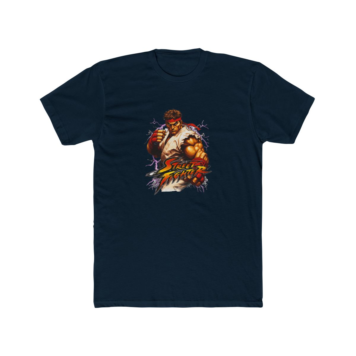 Street Fighter T Shirt - Retro Gaming Tee, Classic Arcade Apparel, Vintage Fighter Shirt - alternate angle 2, merchandise