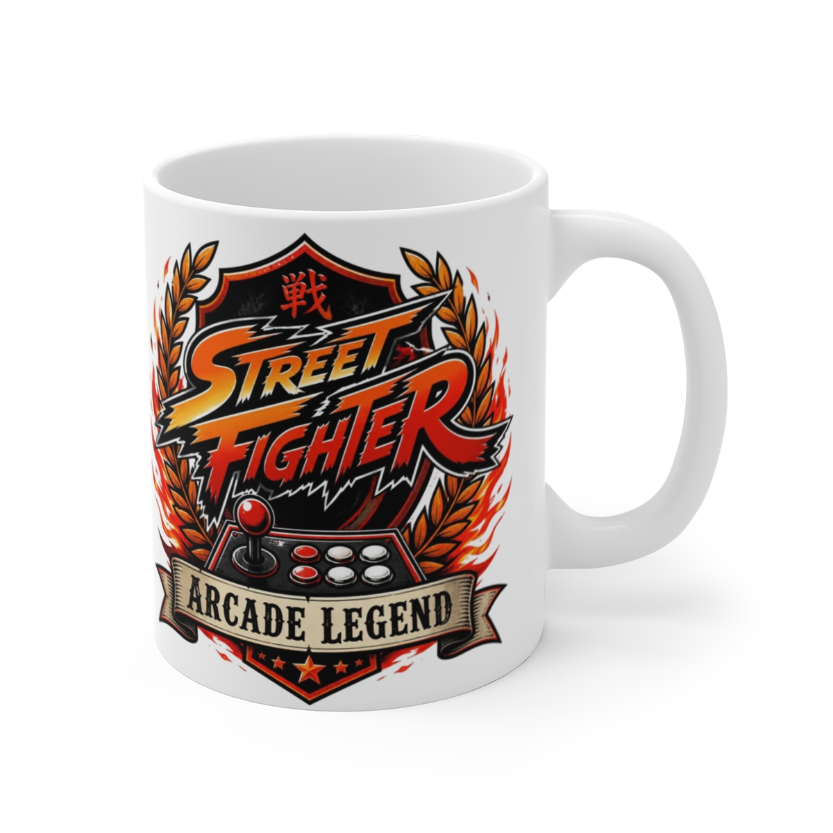 Street Fighter "Street Fighter" White Mug