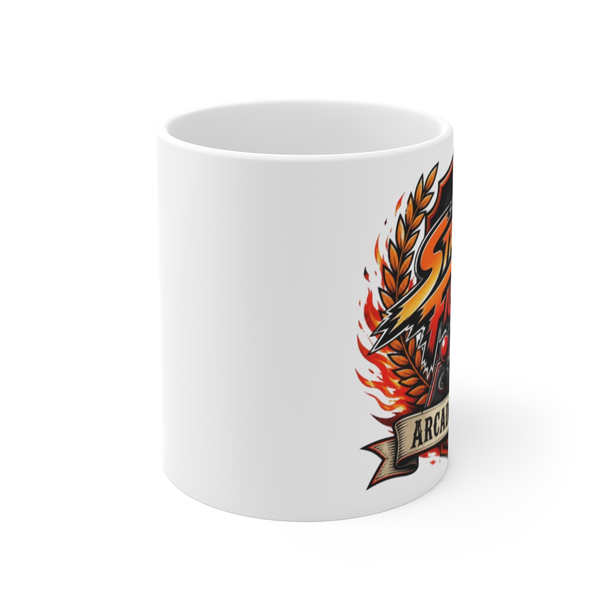 Street Fighter "Street Fighter" White Mug - alternate angle 1, merchandise